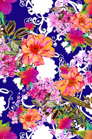 乱花印花华亿平台图片