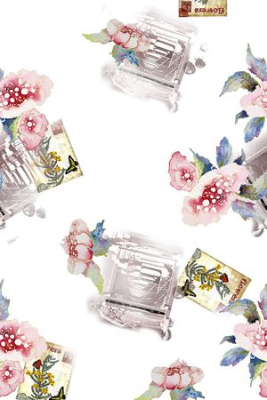 水彩印花华亿平台图片