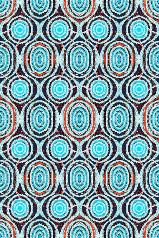 圆圈组合印花华亿平台图片