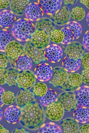 斑斓波点印花华亿平台图片