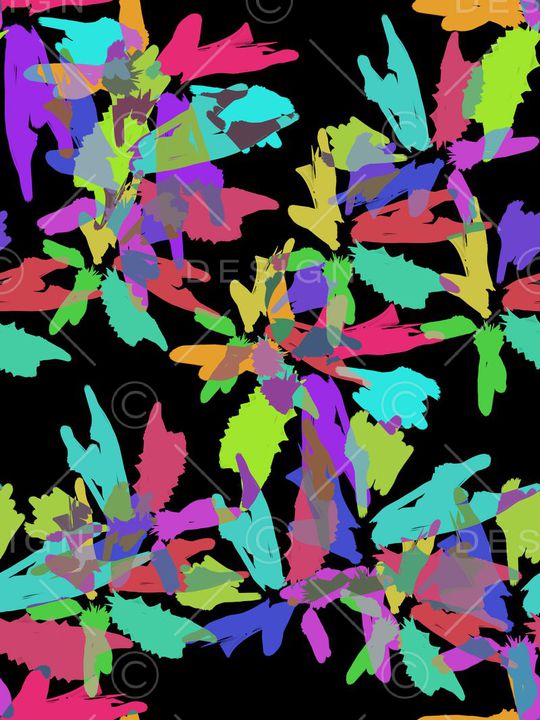 手绘印花华亿平台图片