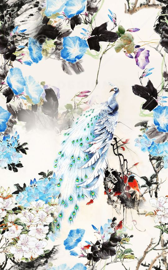 中国风印花华亿平台图片