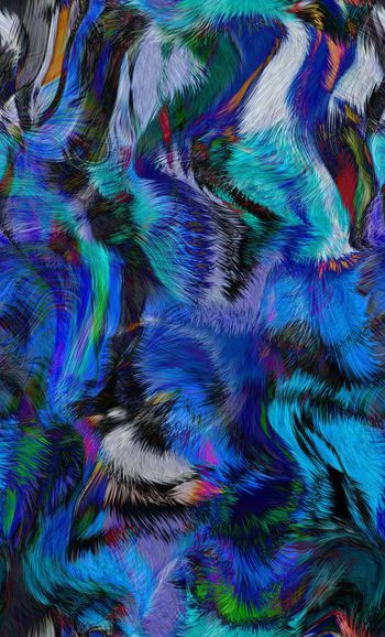 毛皮印花华亿平台图片