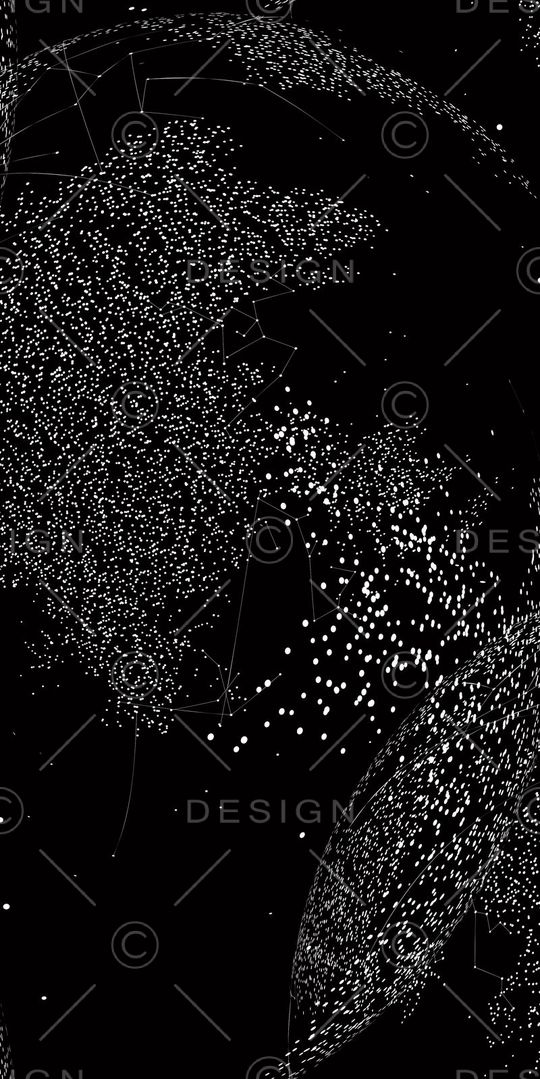 不规则几何印花华亿平台图片