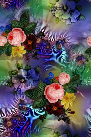 时尚印花华亿平台图片