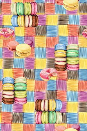 几何印花华亿平台图片