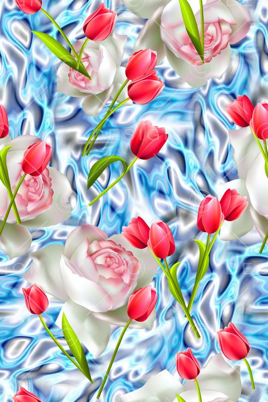 超级大花印花华亿平台图片