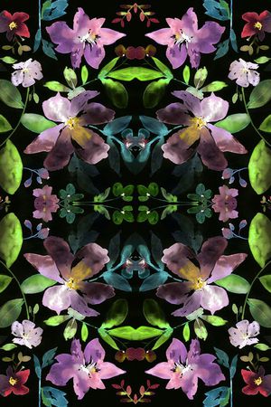 手绘印花华亿平台图片