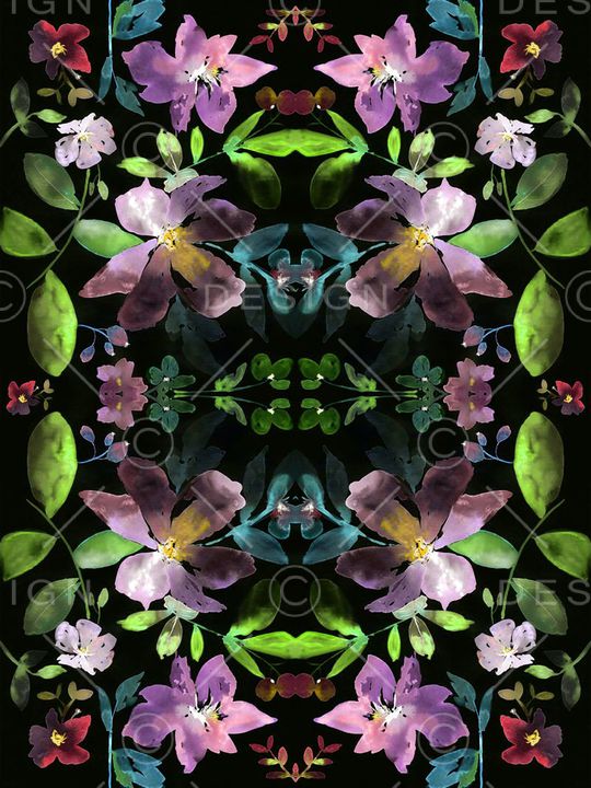 手绘印花华亿平台图片