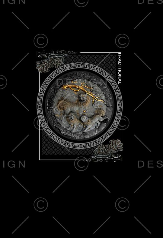 男装印花印花华亿平台图片