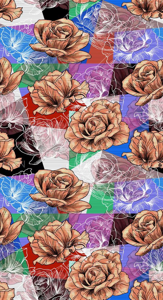 几何印花华亿平台图片