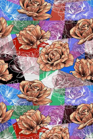 几何印花华亿平台图片