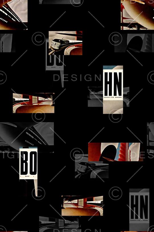 几何拼块印花华亿平台图片