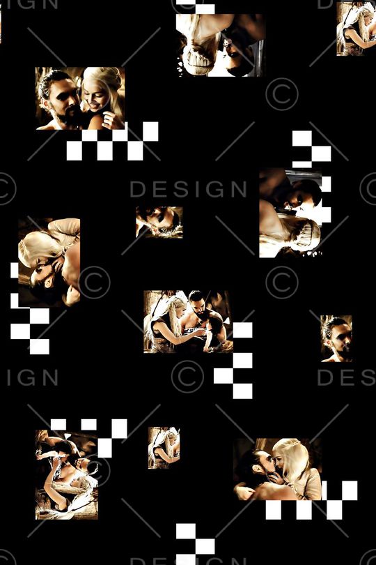 人物像印花华亿平台图片