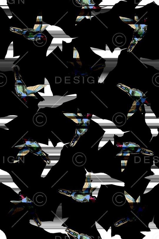 鸟印花华亿平台图片