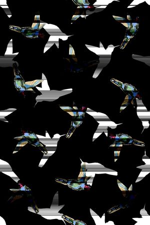 鸟印花华亿平台图片