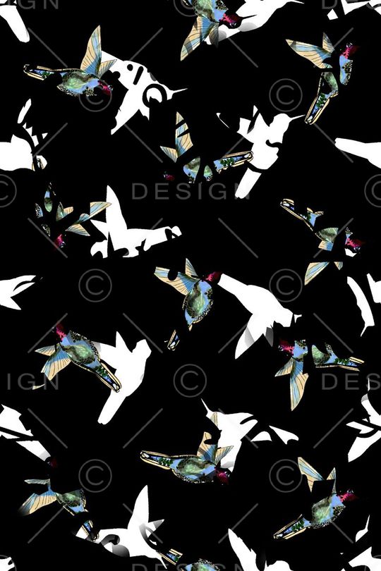 鸟印花华亿平台图片