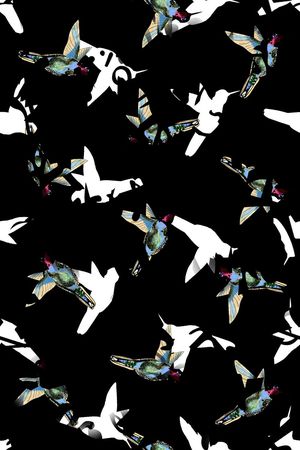 鸟印花华亿平台图片