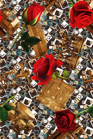 花朵印花华亿平台图片