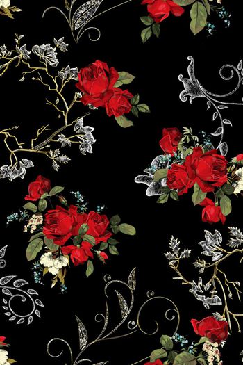 黑底印花华亿平台图片