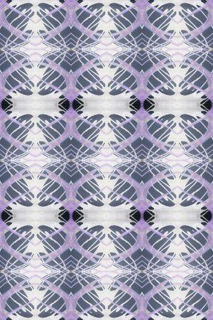 抽象花卉组合印花华亿平台图片