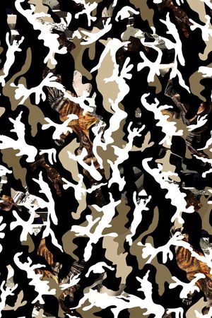 动物迷彩印花华亿平台图片