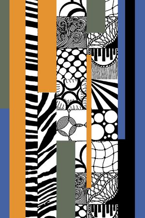 几何印花华亿平台图片