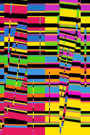 几何条纹印花华亿平台图片