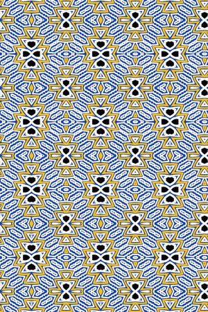 民族图案印花华亿平台图片