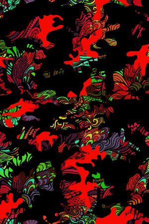 迷彩印花华亿平台图片