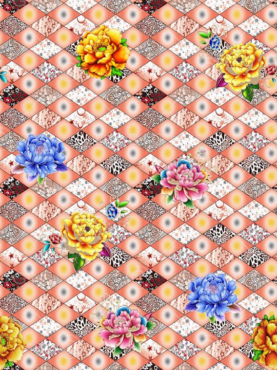 几何印花华亿平台图片