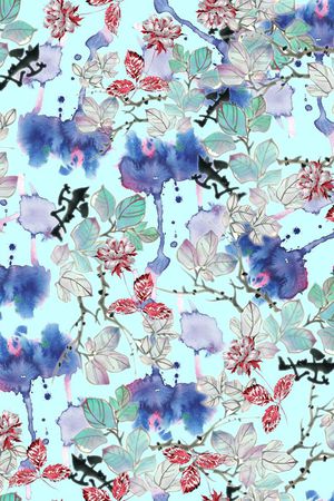 中国风印花华亿平台图片