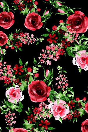 玫瑰印花华亿平台图片