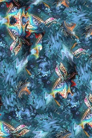 抽象印花华亿平台图片