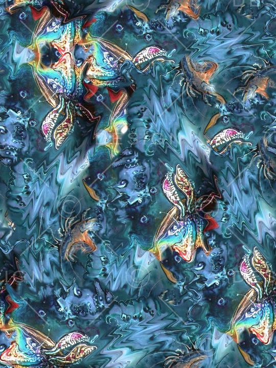 抽象印花华亿平台图片