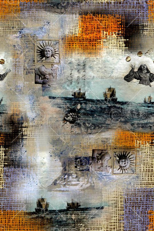 抽象印花华亿平台图片