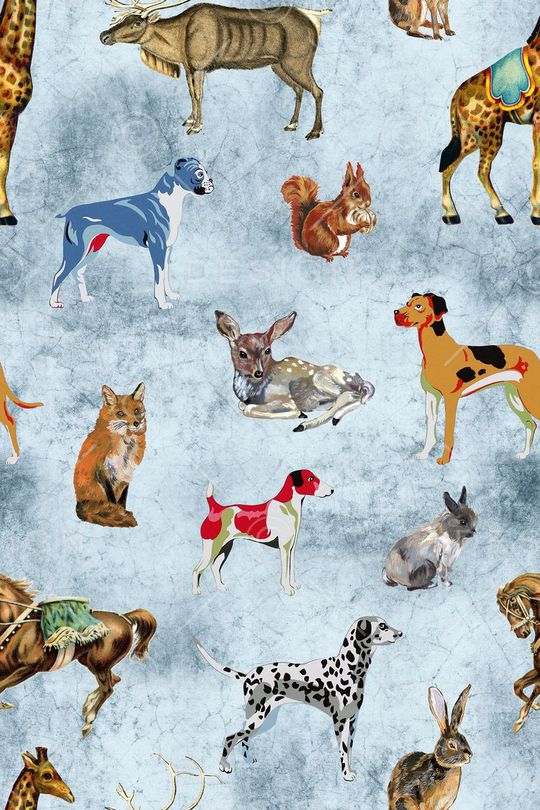 动物印花华亿平台图片