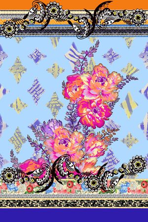 花朵印花华亿平台图片