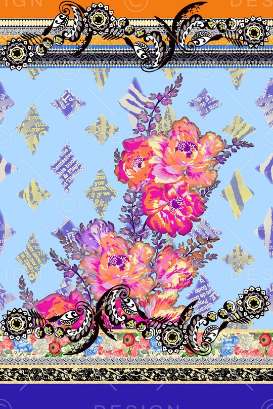 花朵印花华亿平台图片