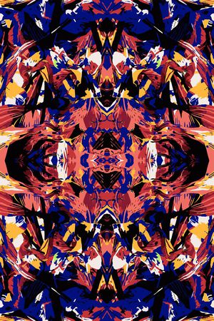 抽象印花华亿平台图片