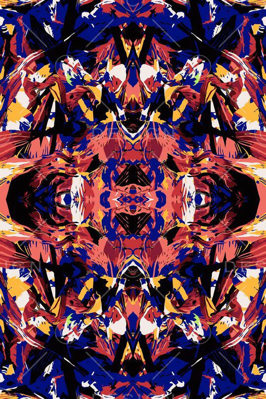 抽象印花华亿平台图片