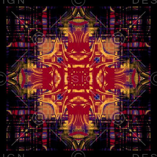 抽象印花华亿平台图片