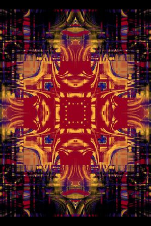 抽象印花华亿平台图片