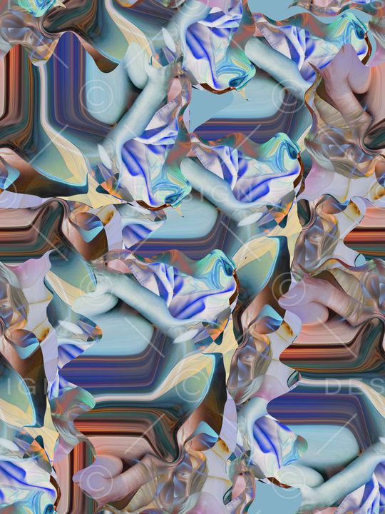 抽象印花华亿平台图片