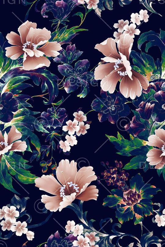 手绘印花华亿平台图片