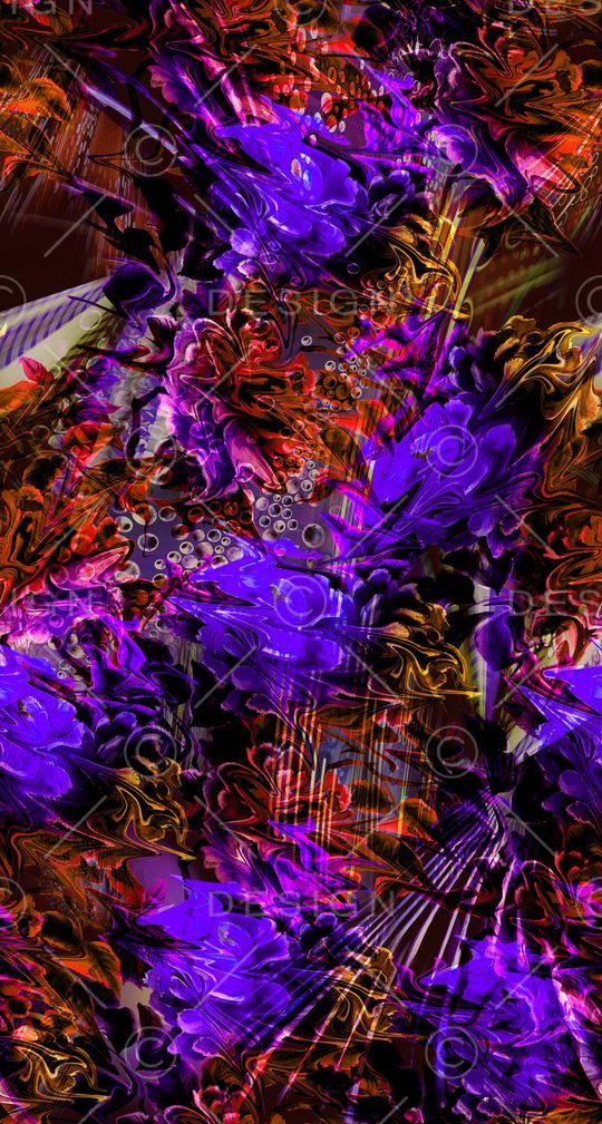 抽象印花华亿平台图片