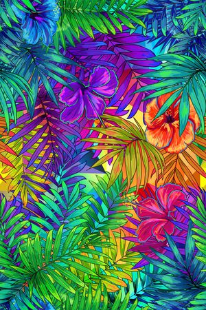 tropical印花华亿平台图片