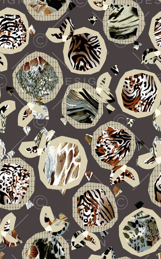 豹纹印花华亿平台图片