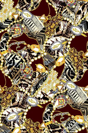 抽象印花华亿平台图片