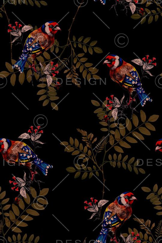 树叶印花华亿平台图片